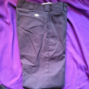 Dickies Men's 34x36 Black Khaki Pants